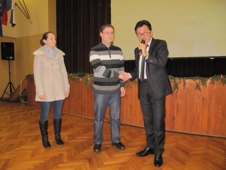 Sprejem najaktivnejših prostovoljcev v letu 2014, ob mednarodnem dnevu prostovoljstva 12